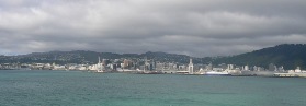 The port of Wellington on a broody day